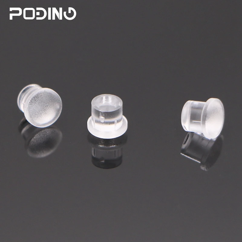 50pcs/lot Poding LED Light Pipe RoHS Plastic Clear Round Head Light Pipe PLP5-2-125