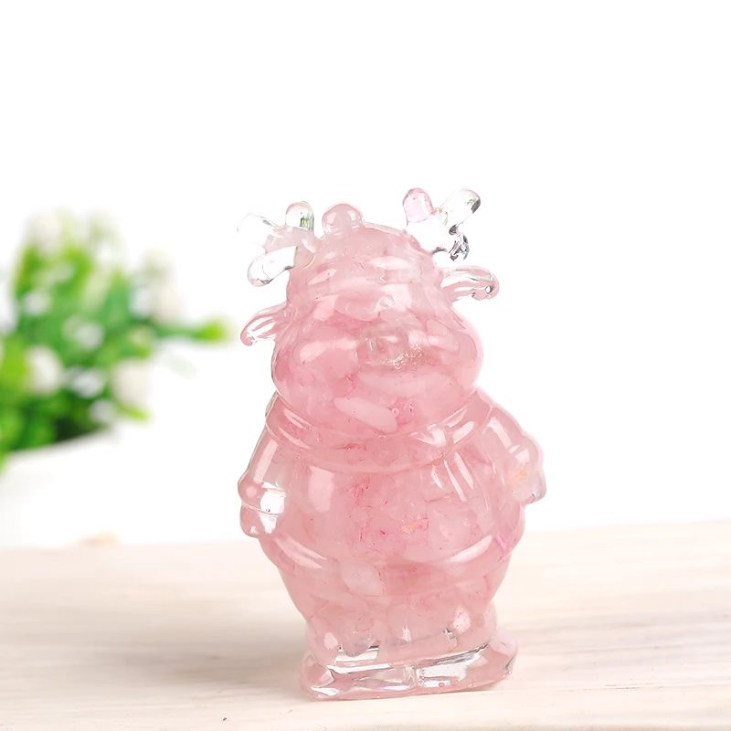 Snowman Orgonite Silicone Mould Resin Decor Craft Jewelry Making Mold Natural Crystal Gravel Reiki Chakra Multiplier Sculpture