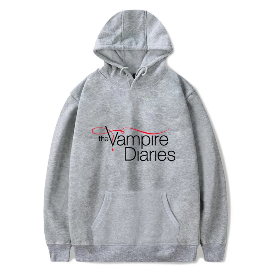 The Vampire Diaries Hoodies women/mens Long Sleeve hodies Pullovers Sweatshirts hoodie Women Men Casual hooded clothes unisex