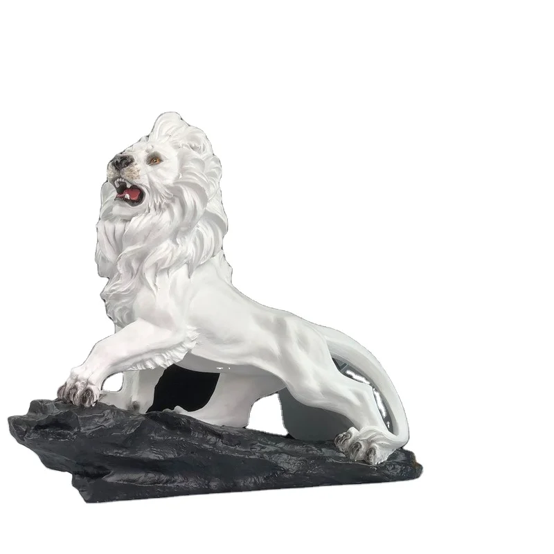 

Nordic Resin Crafts Roaring Lion Ornaments Home Decoration Accessories for Living Room Home Decor