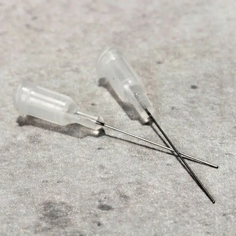 Ago di erogazione in acciaio 27G per controller di erogazione, testa di erogazione in acciaio di plastica 100 pezzi