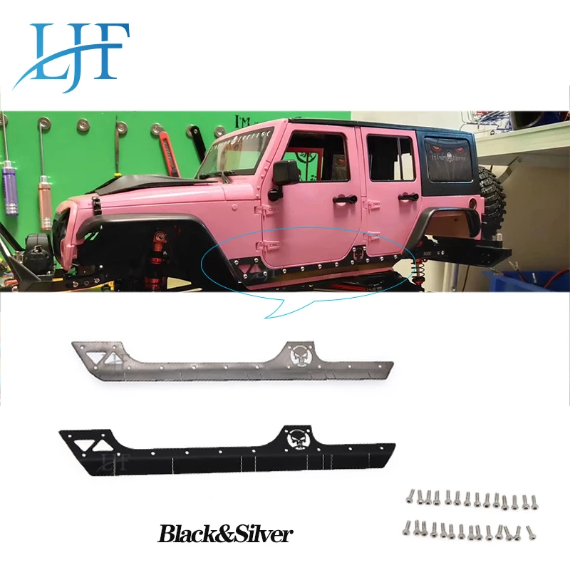 

2pcs RC Car Side Skirt Surround for 1/10 RC Crawler Axial SCX10 90046 90047 Simulation RC Climbing Car 313 Wheelbase RC PartsL40