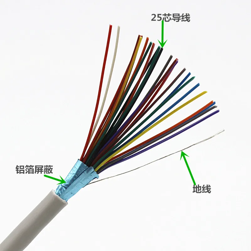 25Pin DB25 Parallel Male To Male LPT Printer DB25 M-M Cable 1.5M Computer Cable Printer Connection Extending Cable 25Pin 3M 5M