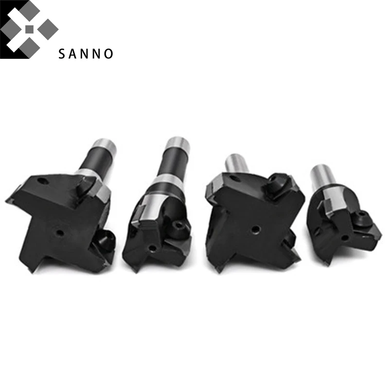 R8 Shank 25mm - 100mm Face Milling Indexable End Mills Disc 1 / 1.5 / 2 / 2.5 / 3 / 3.5 / 4 Inch CNC Face Milling Lathe Tools