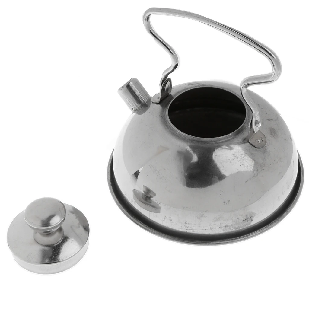 Kids Children Stainless Steel Tea Kettle Kitchen Cookware Pretend Play Toys