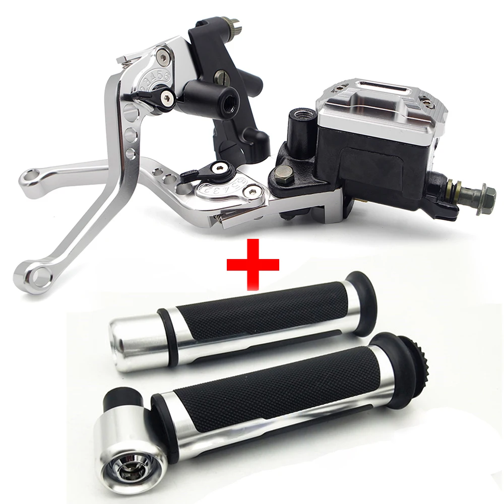 

Motorcycle Break Clutch Lever&Handlebar Grip Accessories For YAMAHA xvs 1100 vstar dragstar 650 yz 250 tenere 700