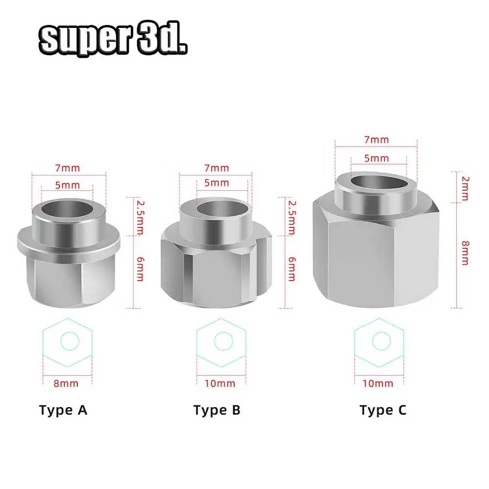 

Эксцентриковая втулка для 3D-принтера, 5/10 шт., 5 мм