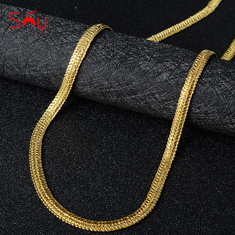 Sunny Jewelry Fashion Jewelry 2021 Copper Necklace Chains Women And Man Classic High Quality For Daily Wear Gift Wedding Party