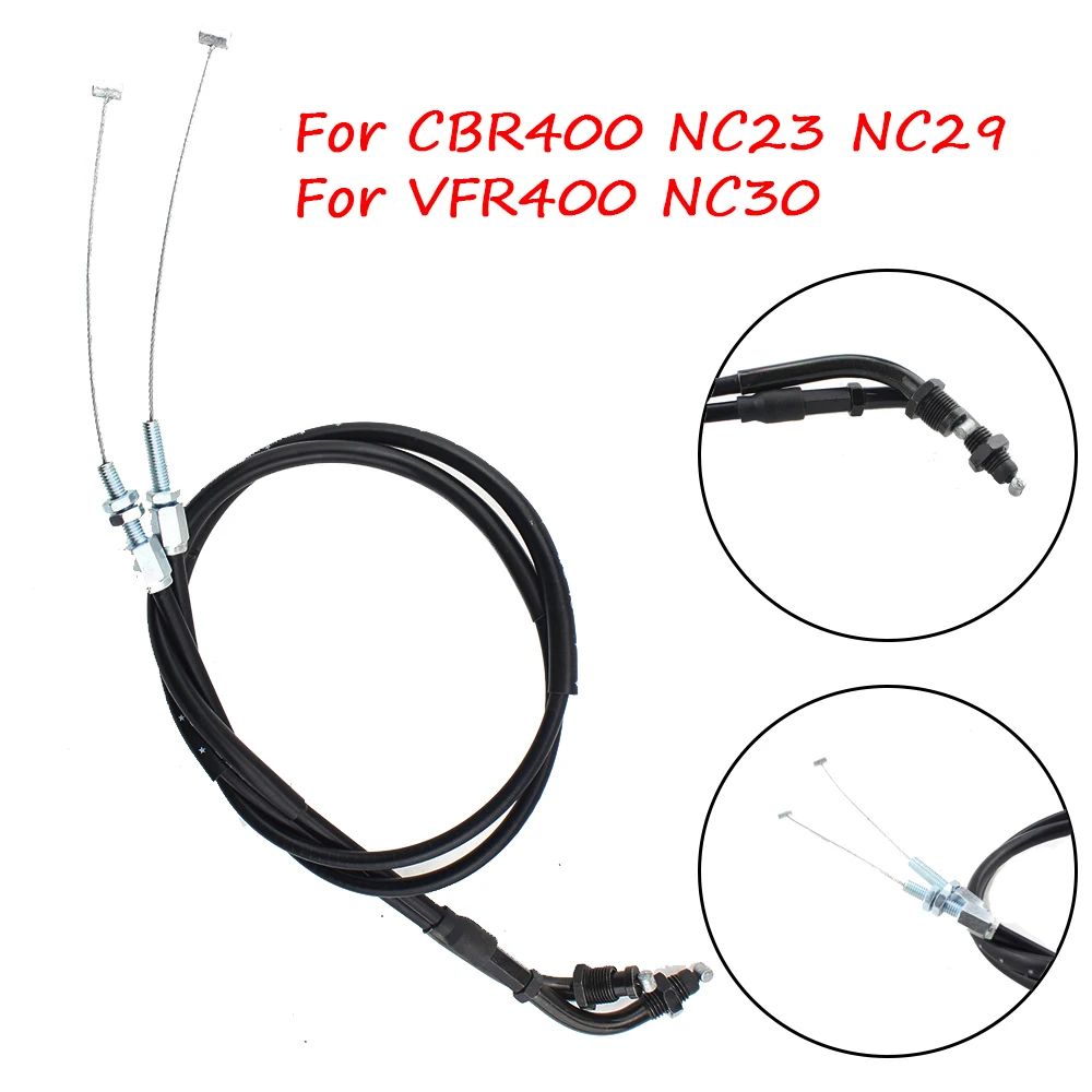 For Honda CBR400 CBR 400 NC23 NC29 VFR400 NC30 Motorcycle Replacement Throttle Cable Line Emergency Throttle Wire Cable