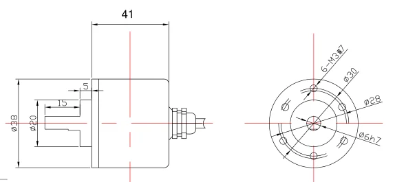 Single Loop 16 Bit 65536 Resolution Encoder MODBUS RTU Resolution Encoder