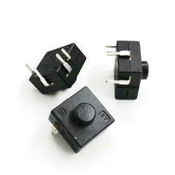 3pcs/lot Strong Light Flashlight Switch CREE XPE Q5 T6 Central Switch 4 Feet Three-ON One-OFF Electric Torch Switches