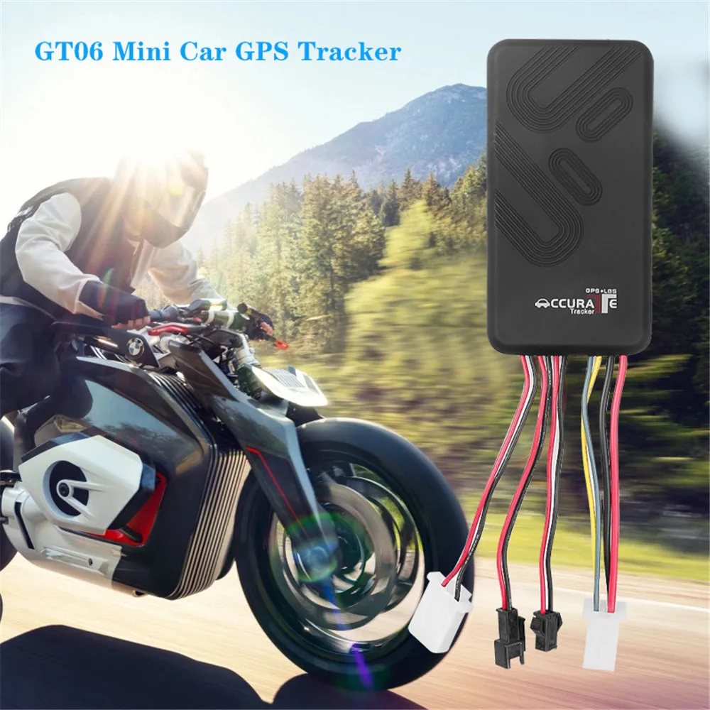 

kebidumei GT06 GSM/GPRS/GPS/LBS Real Time GPS Tracker for Car Motorcycle Vehicle Tracking Device with Cut Off Oil Power & Online