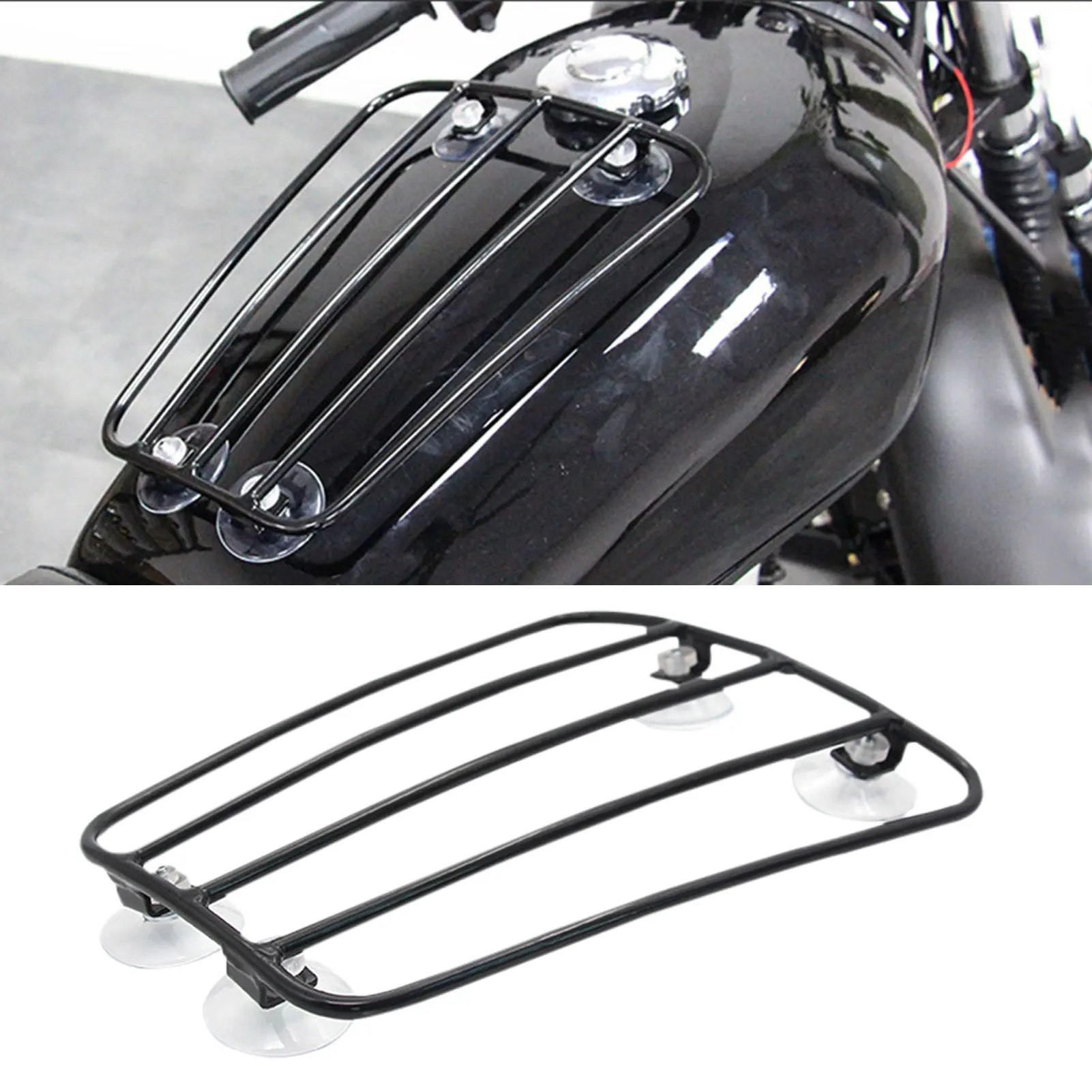 Motorcycle Fuel Tank Luggage Net Mesh Protector Holder Rack Shelf Carrier With Strong Suction Cups High Quality Accessories 2021