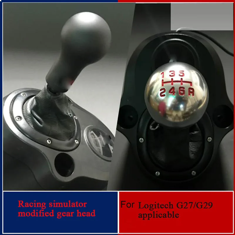 Manual Gear Shift-er Head For Logitech G29 G27 Modification Aluminum Alloy Accessories Personalized Gear Head MOD