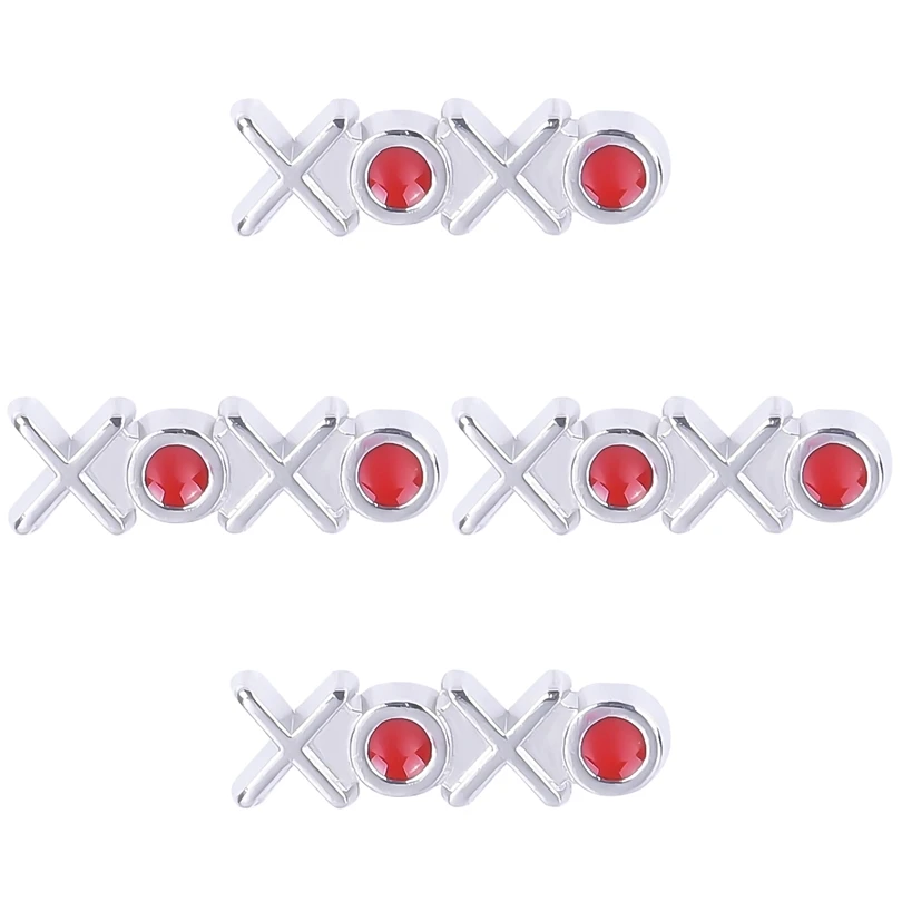 20Pcs/Lot Fuuny Red Letter XOXO Dangle Charms Relicario Colgant Handmade For Memory Locket Necklaces  Pulseras Mujer Jewelry