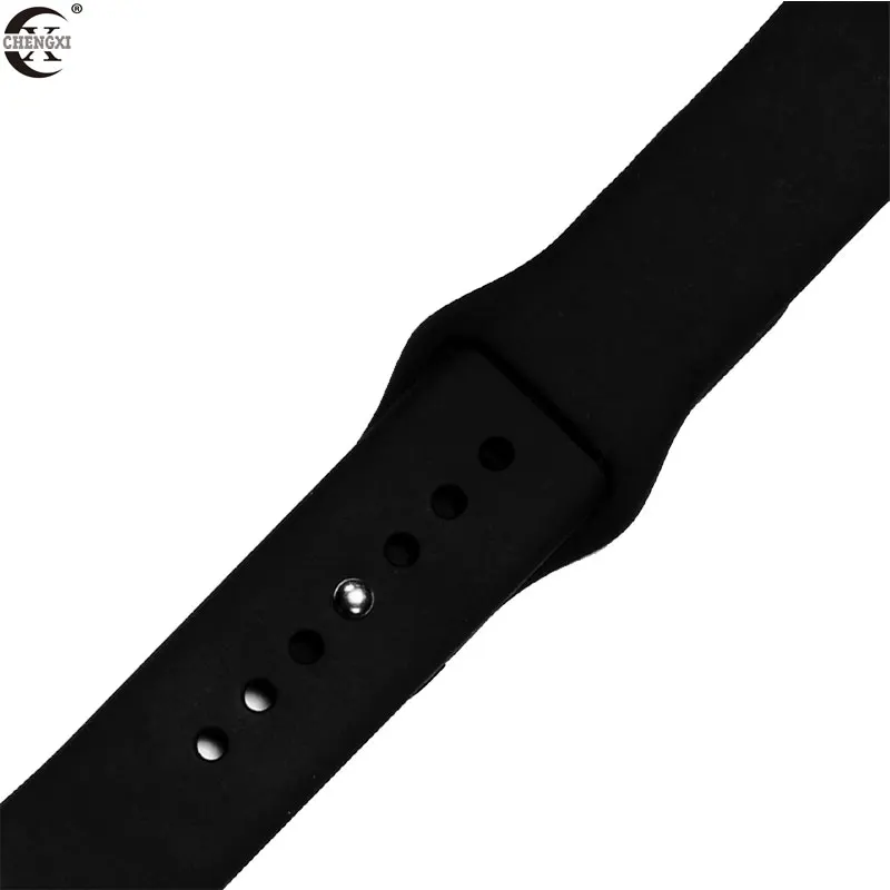 Soft silicone for Apple Watch band 38mm 42mm iWatch 4 3 2 1 44mm 40mm Strap Sport Silicone Belt Bracelet Apple watch Accessories