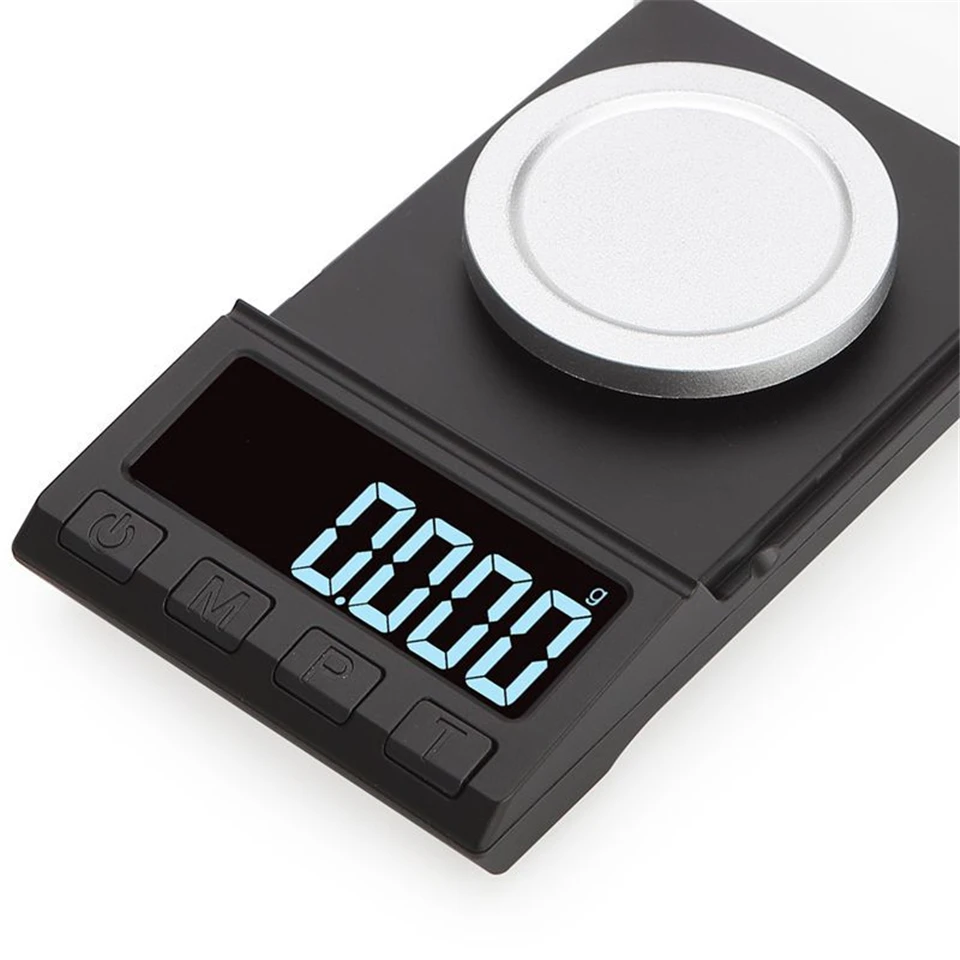100g/50g/20g/10g 0,001g Präzision Digital Waage Tragbare Mini Schmuck Gold Labor gewicht Milligramm Skala Elektronische Waage – Detail 3