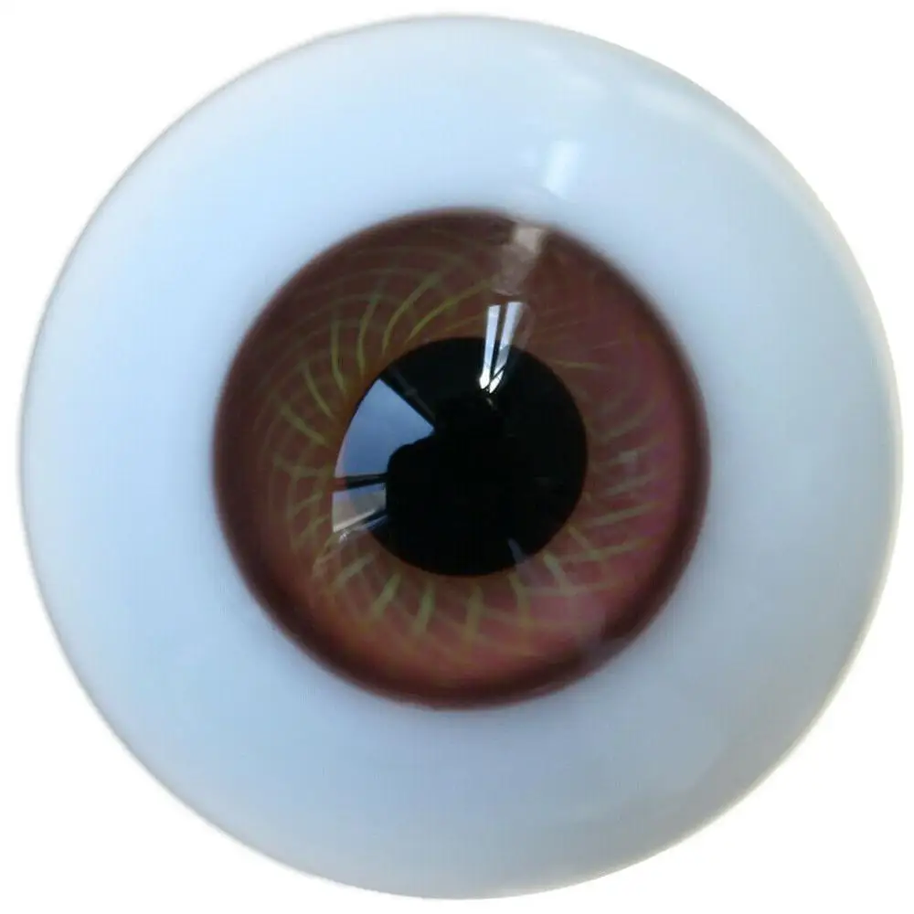 

[wamami] 6mm 8mm 10mm 12mm 14mm 16mm 18mm 20mm 22mm 24mm Brown Glass Eyes Eyeball BJD Doll Dollfie Reborn Making Crafts