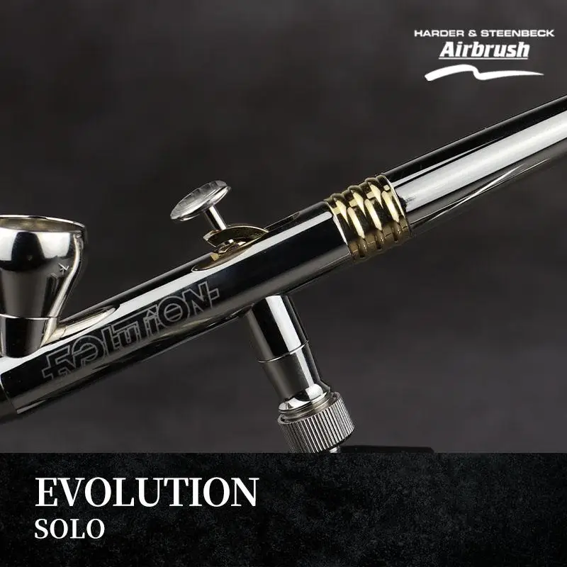 Harder & Steenbeck Airbrush Aerografo 123023 EVOLUTION Solo 0.2mm 2ml High Quality