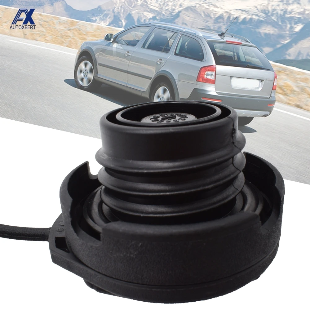 For VW Golf Polo Passat For Audi A4 A6 A8 For Skoda Octavia Leon Fuel Filler Cap Tank Inner Cover Cap Petrol Diesel 1J0201550A