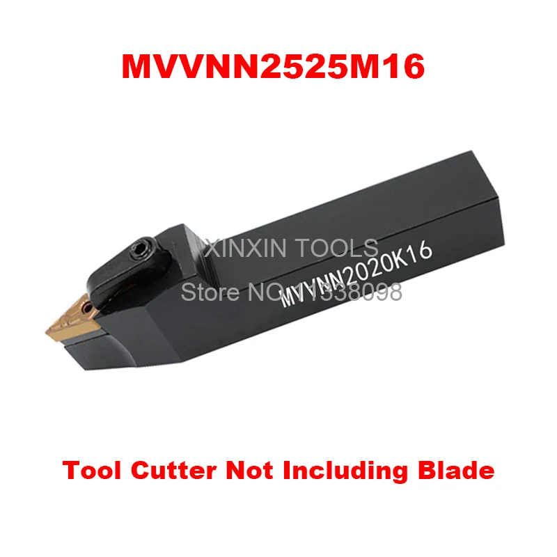 MVVNN2525M16,Metal Lathe Cutting Tools,CNC Turning Tool,Lathe Machine Tools, External Turning Tool Type MVVNN 25*25*150