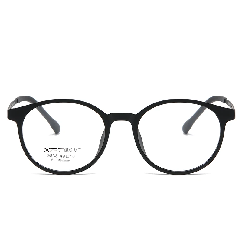 Reven Jate 9838 Women Flexible Frame Pure Titanium Super Light Temple Legs Prescription Eyeglasses Frame Optical Glasses