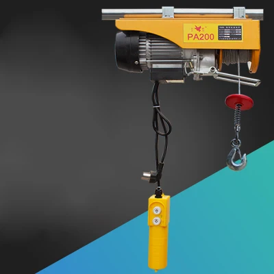 

PA200-500 miniature electric hoist crane portable 120-500kg 12 -20 meters small household crane refurbishment crane 220V