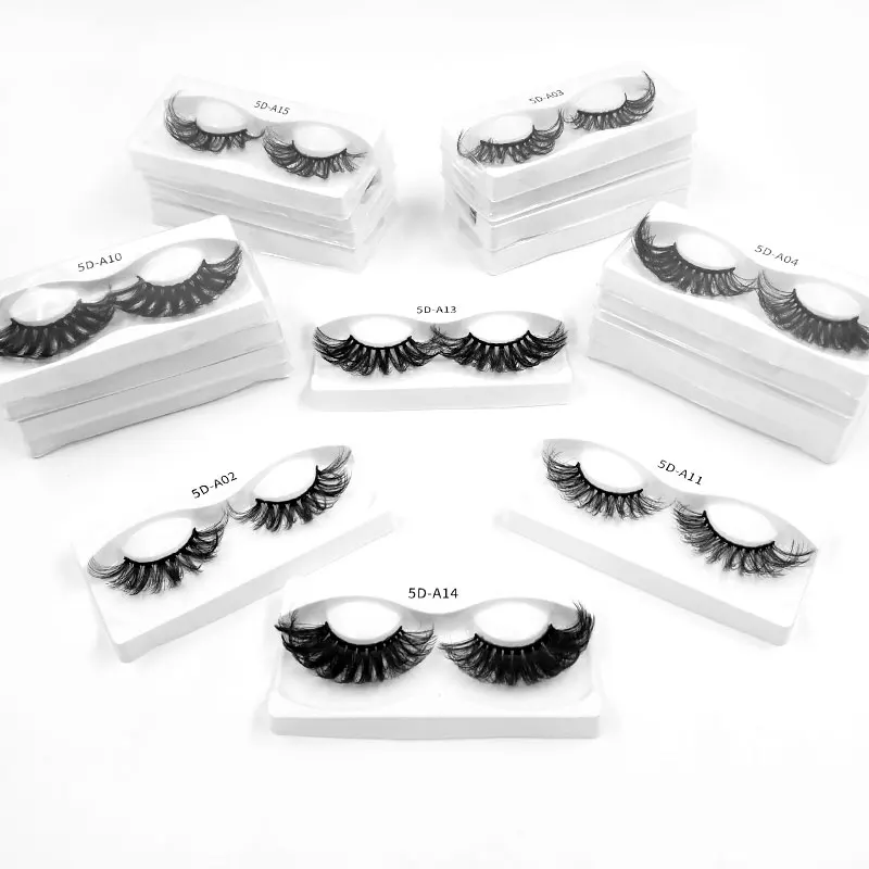 3D faux mink lashes faux mink eyelashes bulk wholesale 5D fuax mink eyelash natural eyelash vegan eyelash