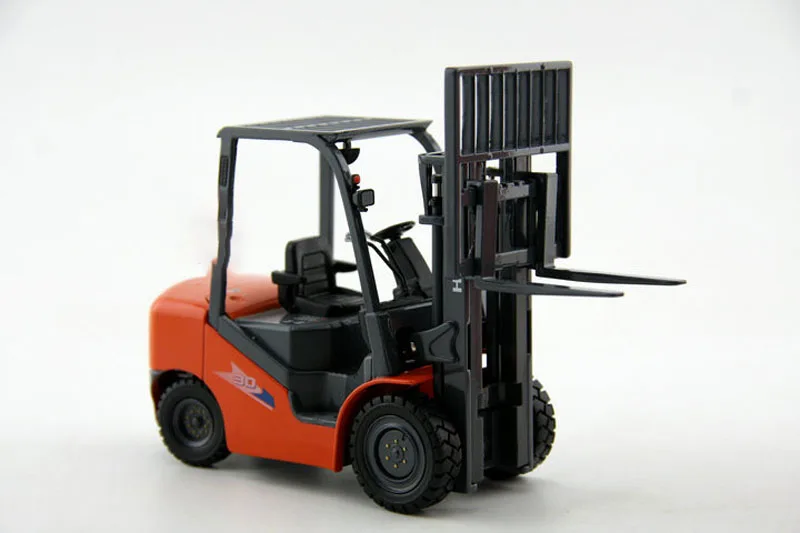 1:25 Heli H2000 CPCD30 Fuel Forklift Battery Stacker Alloy Engineering Vehicle Model Souvenir Ornaments Display