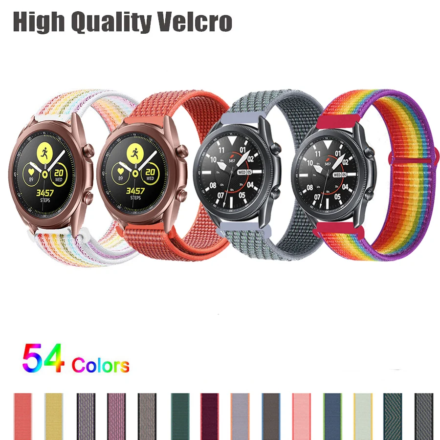 20มม.ห่วงไนลอนทอสำหรับ Xiaomi Huami Amazfit GTS สมาร์ทนาฬิกาสายรัดข้อมือสร้อยข้อมือสำหรับ Amazfit Bip Lite 1S Watchband