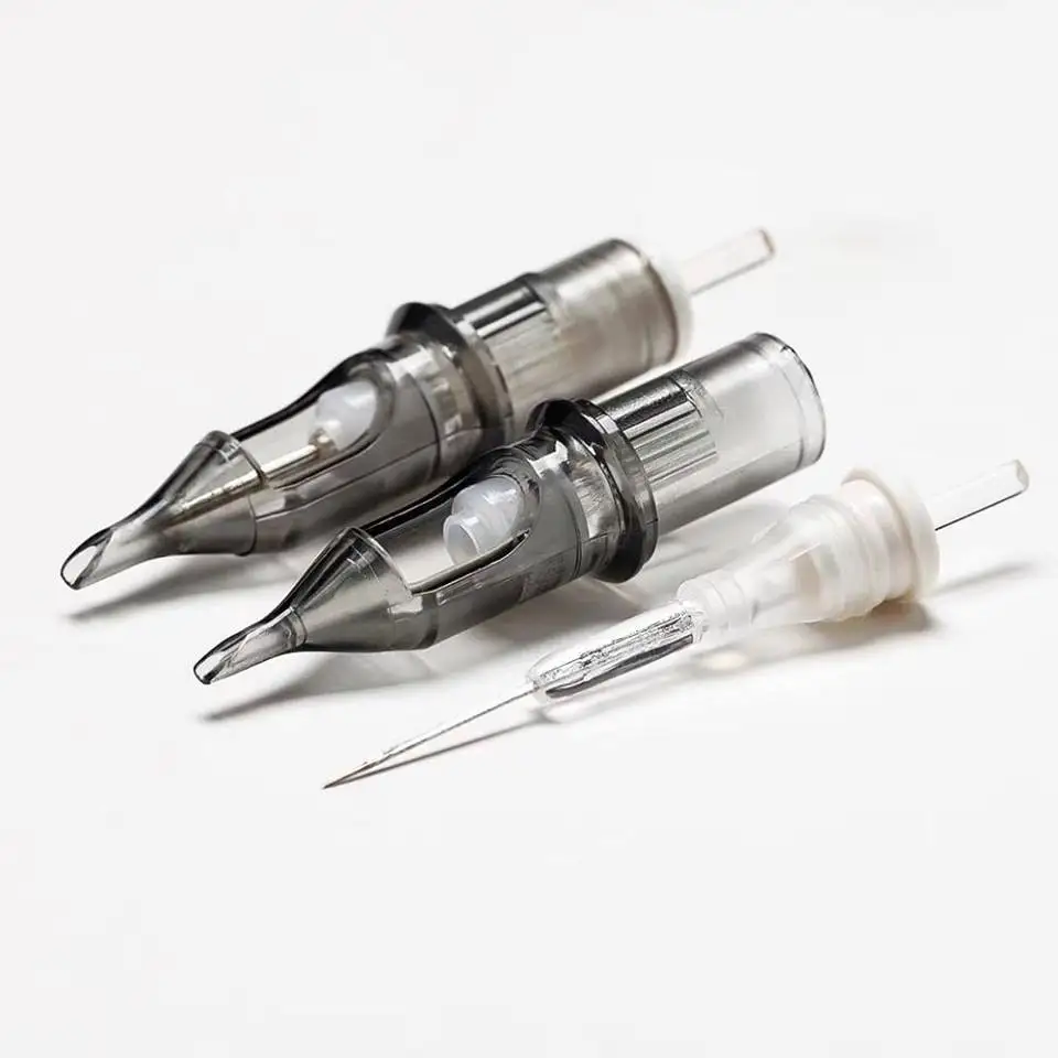 EZ Revolution-Cartucho de agujas para tatuar, nº 12, 0,35 mm, revestimiento redondo, RC1201RL, RC1203RL, RC1205RL, RC1207RL, RC1209RL, 11, 14, 18RL,