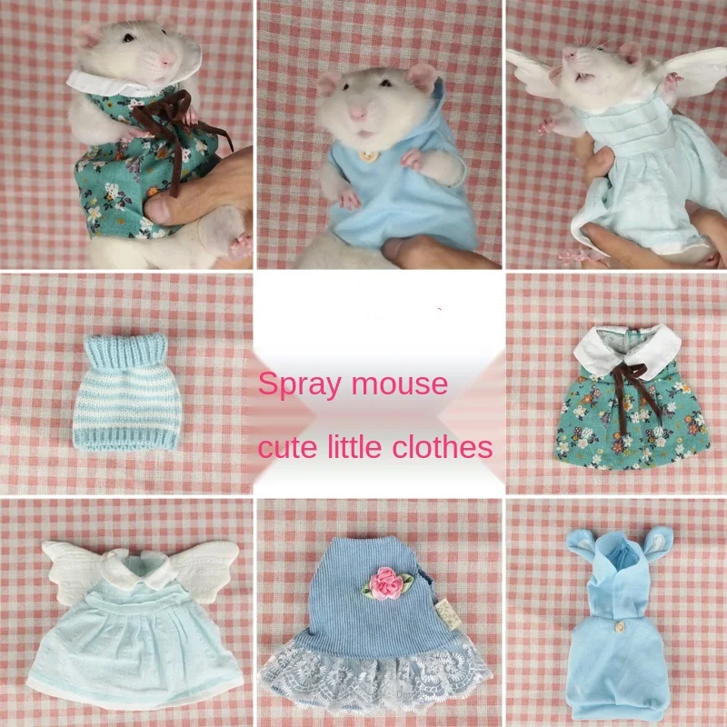 

Summer Chipmunk Dress Clothes For Adult Hamster Squirrel Rabbit Cute Dress Sleeveless Sweater Shooting Props Accessories ZA243