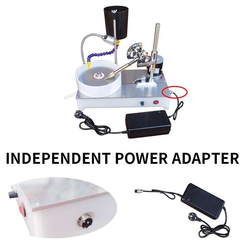 GPM-BXG Jewelry Gem Grinding Machine 120W Small Jewelry Jade Faceting Machine Digital Display Grinder And Polisher Machine 220V
