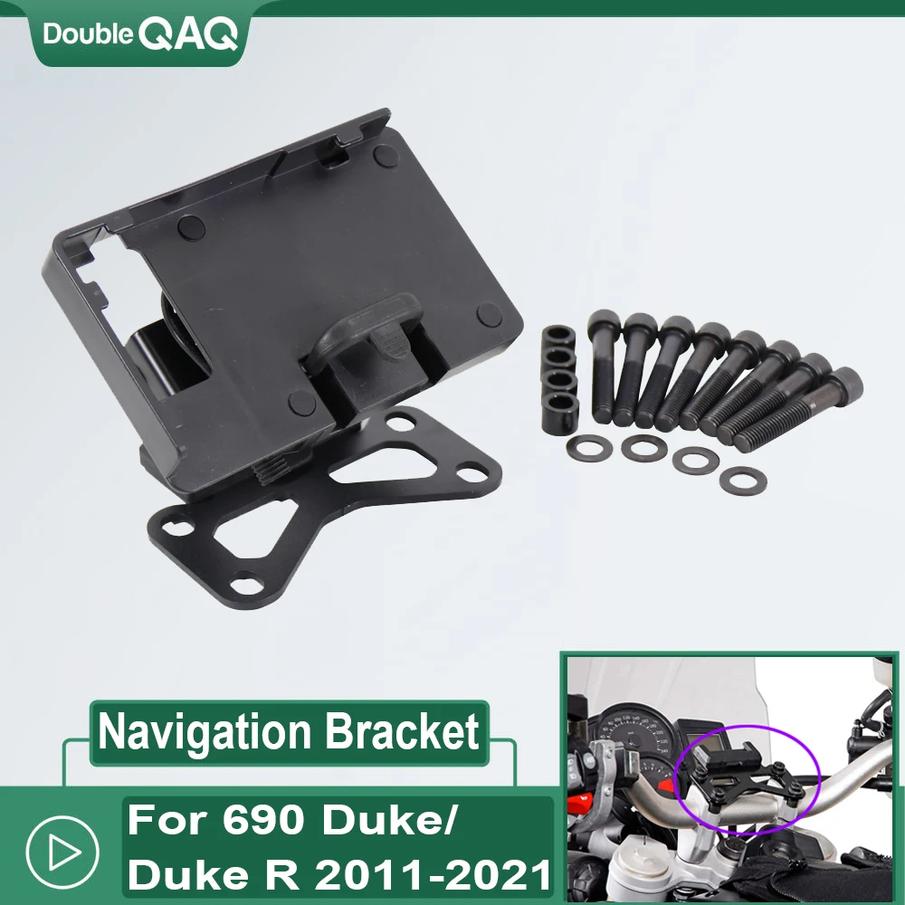 Soporte de navegación para motocicleta, placa de GPS para teléfono móvil, para Duke /R 690-2011, nuevo