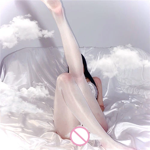 Temptation Glossy Pantyhose Fashion Women Beauty Leg Open Crotch Tights Shiny Transparent Body Stockings Adult Erotic Underwear