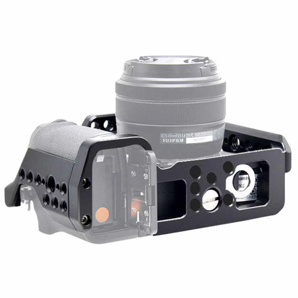JINTU Camera Metal Cag Rig gabbia per fotocamera in lega di alluminio custodia protettiva 1/4in adatta per gabbia per fotocamera Fuji X-S10 XS10