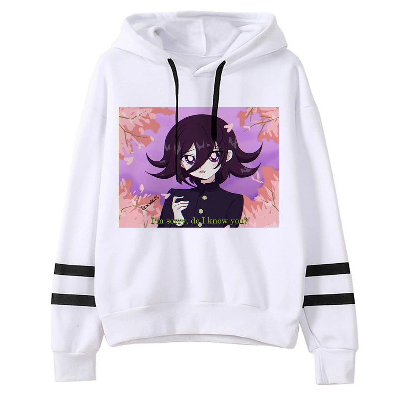 Kawaii Ouma Kokichi Japanese Anime Danganronpa Hoodies Men Harajuku Streetwear Unisex Cartoon Nagito Komaeda Sweatshirts Male