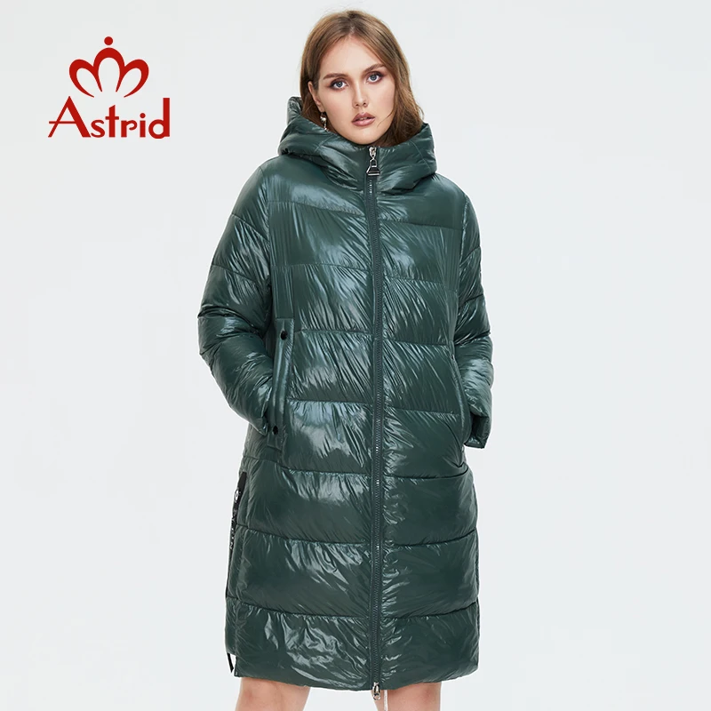 Astrid – parka à capuche avec fermeture éclair pour femme, manteau long et chaud, style doux, haute qualité, nouvelle collection hiver 2022