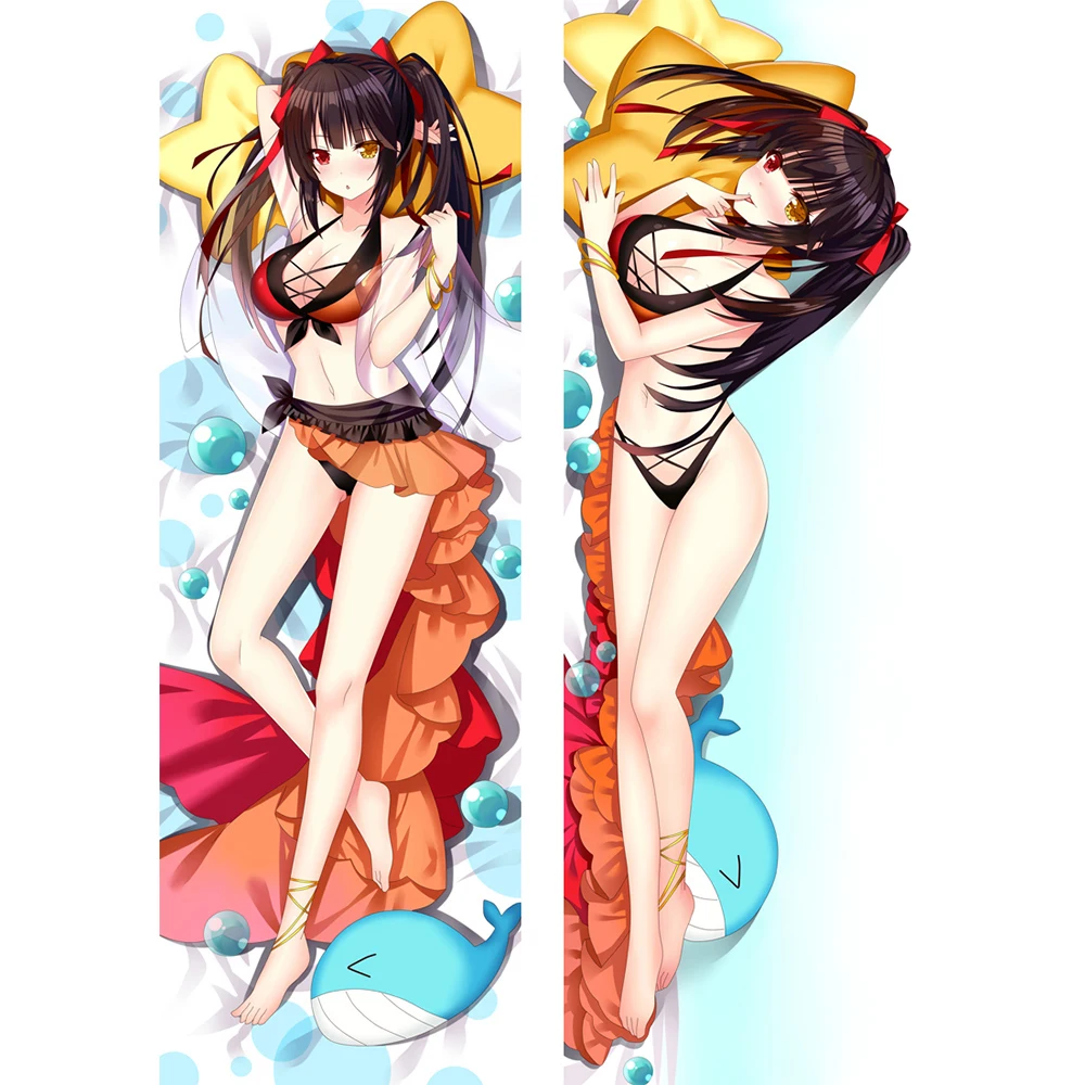 Funda de almohada corporal The Queen Tokisaki Kurumi DATE A LIFE, accesorio para abrazar el cuerpo