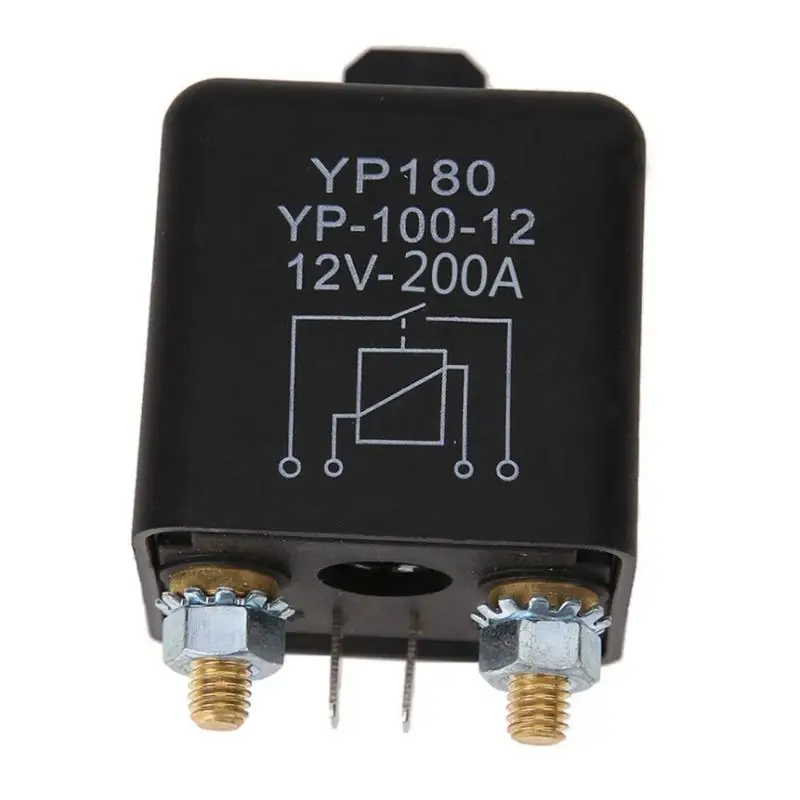 뜨거운 판매 12V DC 200A 높은 전원 자동차 릴레이 트럭 모터 연속 유형 자동차 스위치