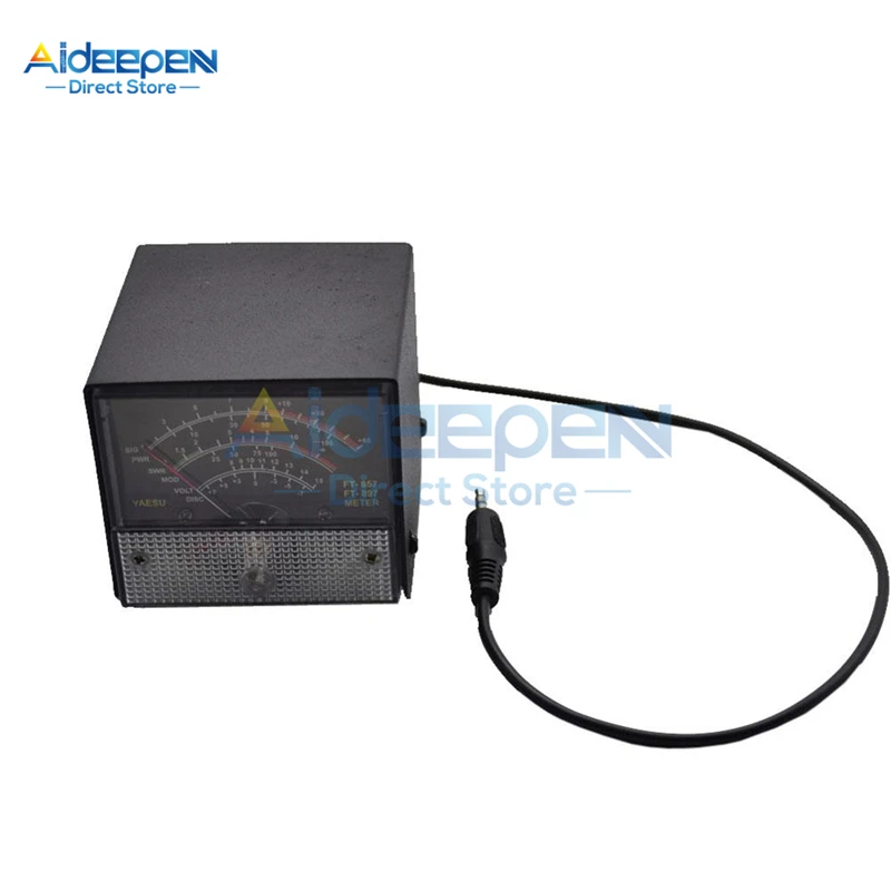 Medidor S externo/SWR/medidor de potencia, pantalla de recepción, medidor de onda de pie FT-857 FT-897 857 897, negro/blanco