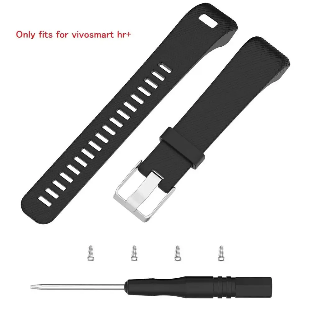 Wrist Strap for Garmin Vivosmart HR Plus HR+/ Approach X10/X40 Watchband With Tools Screw Band Bracelet Wristband