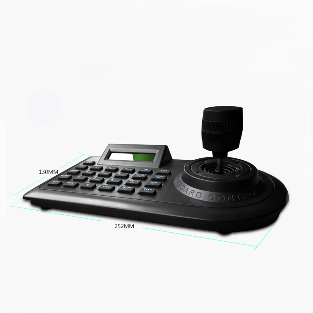 YUNSYE Camera control keyboard CCTV keyboard controller DVR pan tilt zoom rotation PTZ control keyboard Pelco P/D protocol RS485