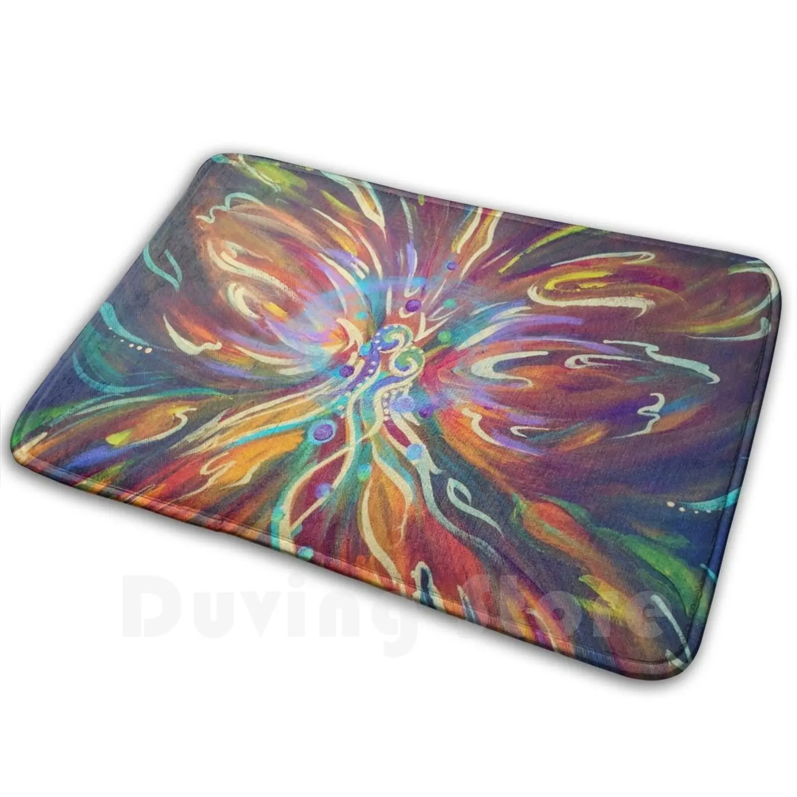 Passion Carpet Mat Rug Cushion Soft Abstract Rainbow Colorful Dance Lisanevot