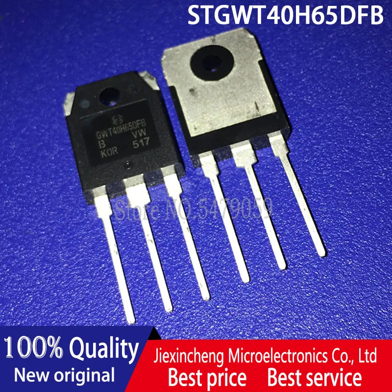 

5PCS STGWT40H65DFB GWT40H65DFB STGWT40H65 IGBT 650V 80A TO247F MOSFET New original