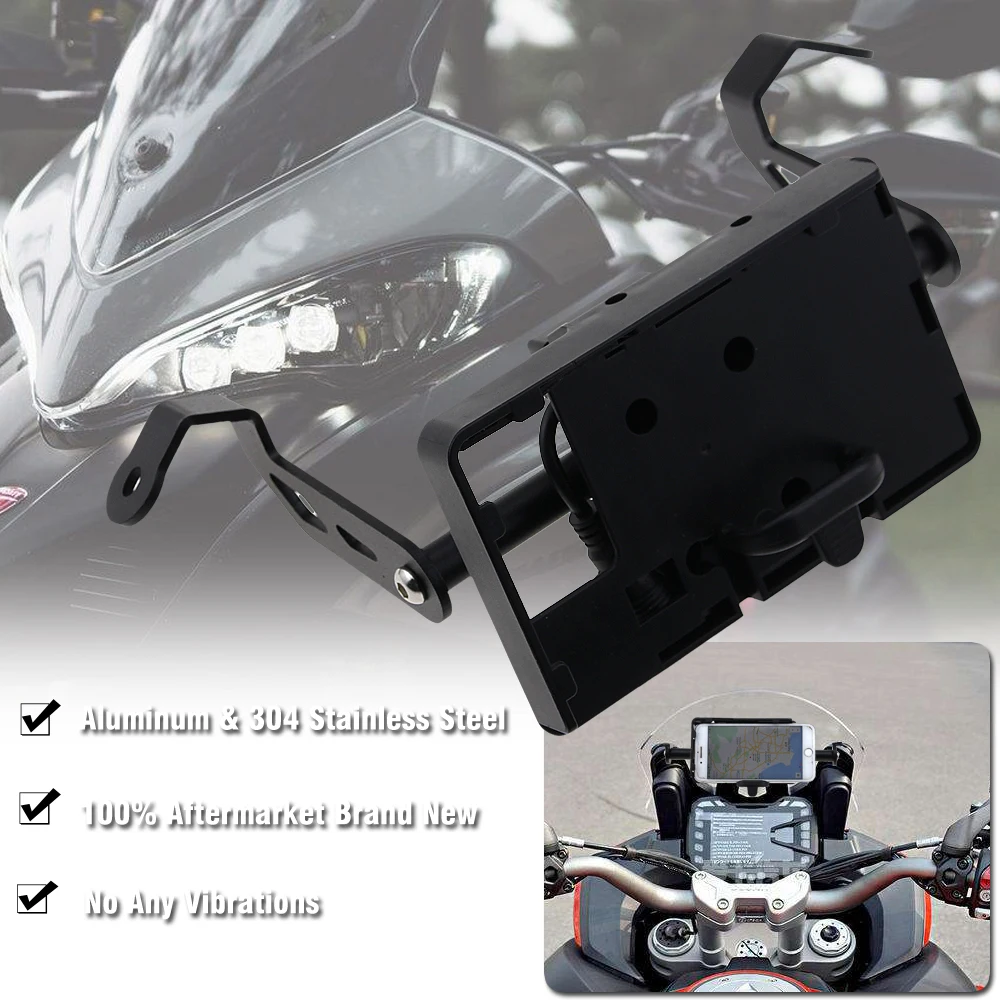 For DUCATI MULTISTRADA 950 15-17 MULTISTRADA 1200 1200S 1200 ENDURO 15-17 Stand Holder Phone Mobile Phone GPS Plate Bracket