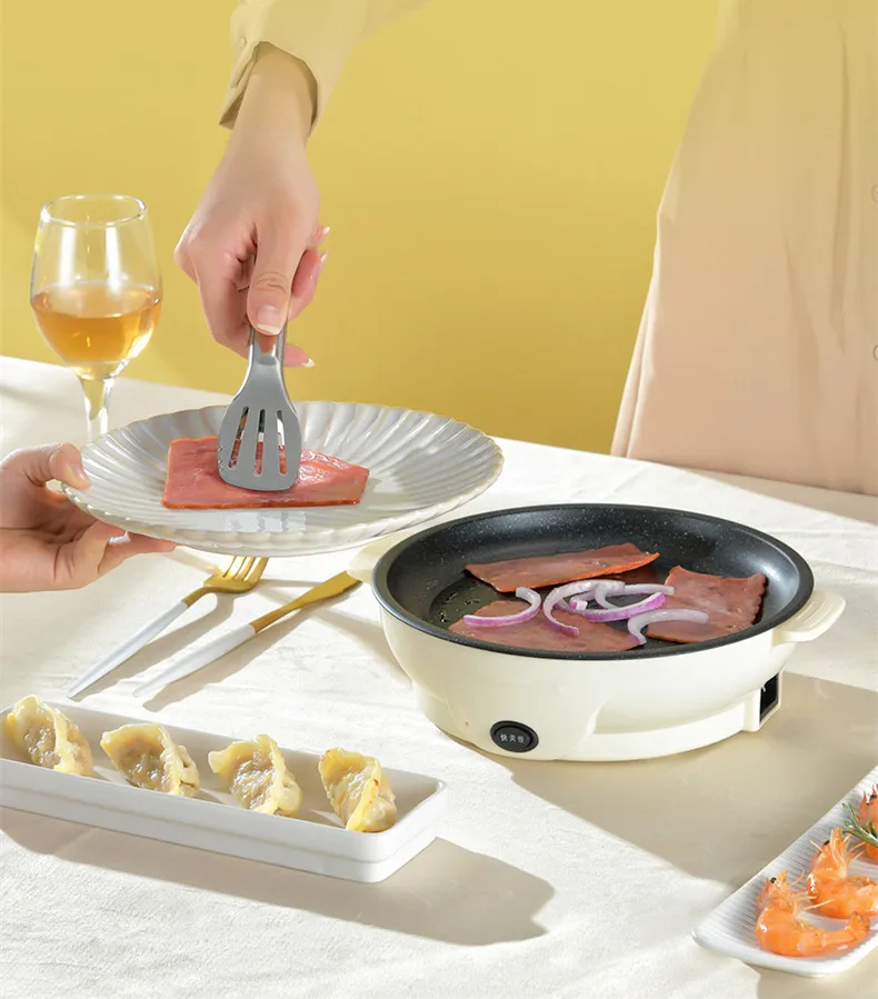 220V domu patelnia elektryczna non-stick gospodarstwa domowego Mini przenośne elektryczne śniadanie maszyna do robienia multicooker