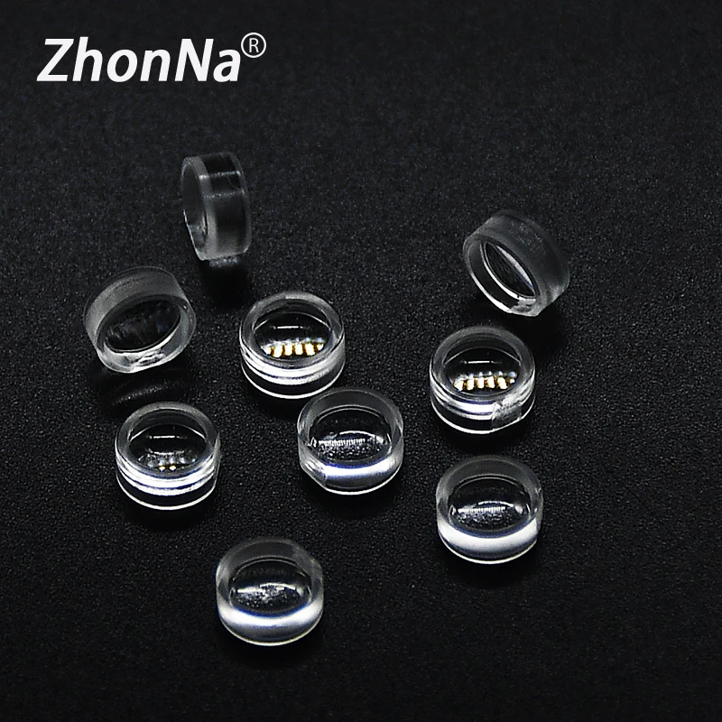 5mm Diameter Optical Focusing Lens F5 Focal Length Laser Installation Accessories PMMA Material 300-1000nm Profession Lens  5PCS