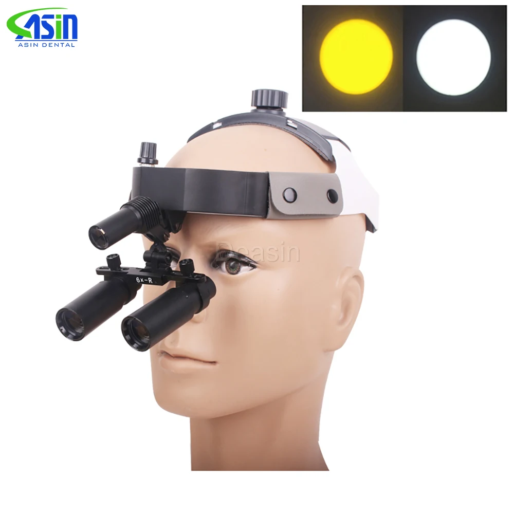 High quality 5X / 6X  Headband Binocular Medical Surgical Dental Loupes & LED light