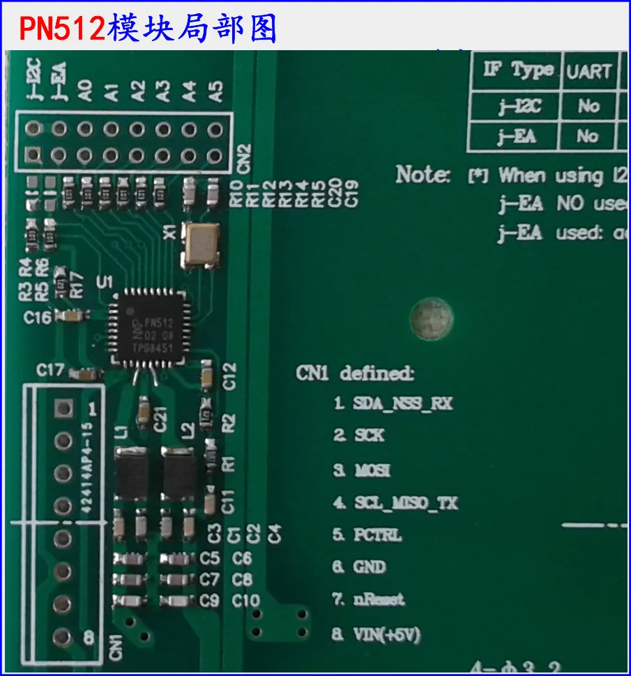 Modul PN512 modul menulis pembaca RFID/NFC kompatibel